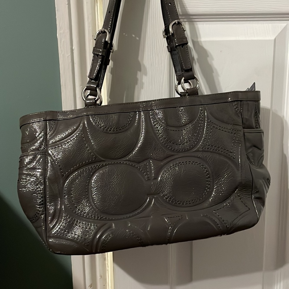 Coach, medium tote purse.